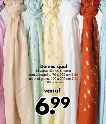 Wibra Dames sjaal aanbieding