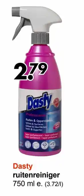 Wibra Dasty ruitenreiniger 750ml aanbieding