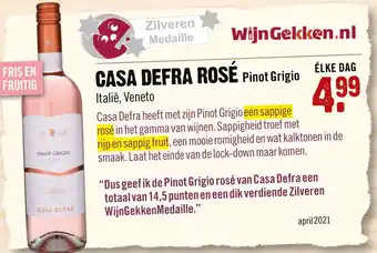 Dirck 3 Casa Defra  Pinot Grigio 75 cl aanbieding