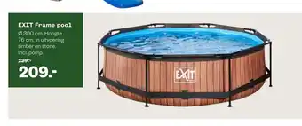 Welkoop Exit Frame pool 300 cm aanbieding