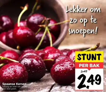 Vomar Voordeelmarkt Spaanse kersen aanbieding