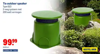 Makro Tio outdoor speaker aanbieding