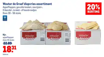 Makro Wouter de Graaf diepvries assortiment aanbieding