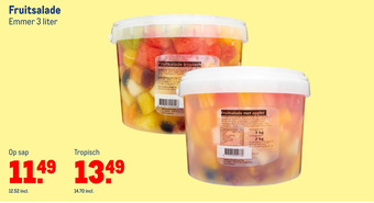 Makro Fruitsalade aanbieding
