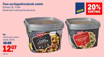 Makro Fano aardappelhoudende salade aanbieding