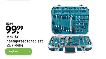 GAMMA Makita handgereedschap set 227-delig aanbieding