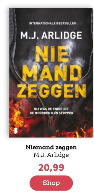 BookSpot Niemand zeggen aanbieding