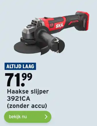 GAMMA Haakse slijper 3921CA (zonder accu) aanbieding