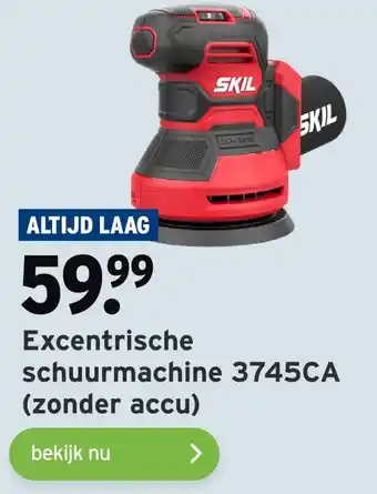 GAMMA Excentrische schuurmachine 3745CA (zonder accu) aanbieding