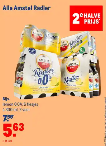 Makro Alle Amstel Radler aanbieding