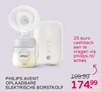 Prenatal Philips avent oplaadbare elektrische borstkolf aanbieding