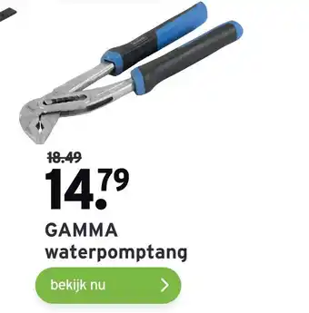 GAMMA GAMMA waterpomptang aanbieding