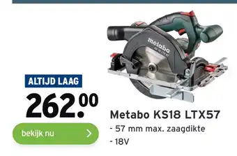 GAMMA Metab 0 KS18 aanbieding