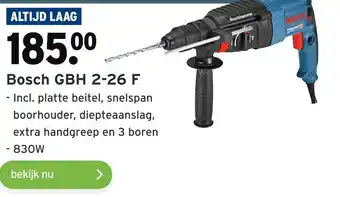 GAMMA Bosch GBH 2-26 F aanbieding