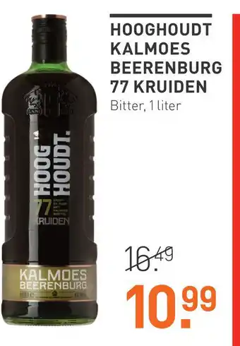 Gall & Gall Hooghoudt Kalmoes Beerenburg 77 kruiden 100CL Overig 1liter aanbieding