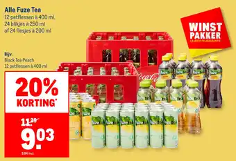 Makro Alle Fuze Tea aanbieding