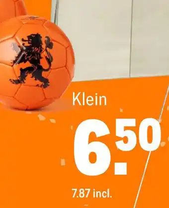 Makro Oranje Bal Klein aanbieding