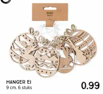 Xenos Hanger Ei 9cm aanbieding