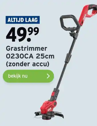 GAMMA Grastrimmer 0230CA 25cm (zonder accu) aanbieding