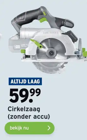 GAMMA Cirkelzaag (zonder accu) aanbieding