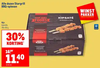 Makro Alle dozen Stargrill BBQ-spiesen aanbieding