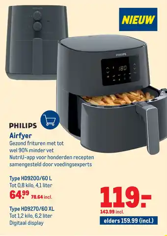 Makro PHILIPS Airfyer aanbieding