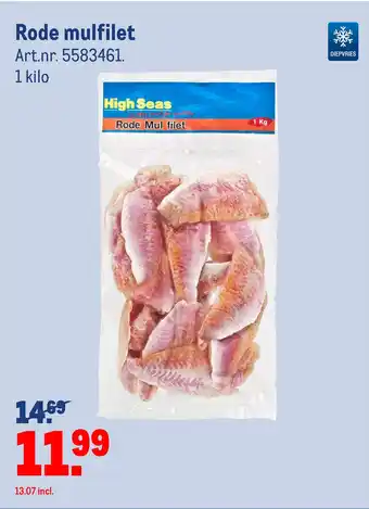 Makro Rode mulfilet aanbieding