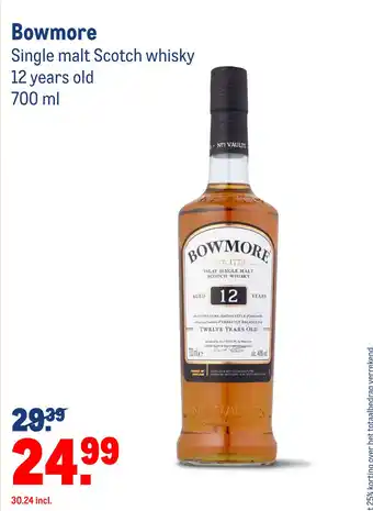 Makro Bowmore aanbieding