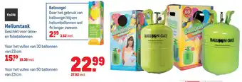 Makro Heliumtank aanbieding