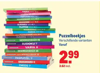 Makro Puzzelboekjes aanbieding