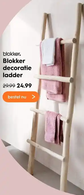 Blokker Blokker Decoratie ladder aanbieding