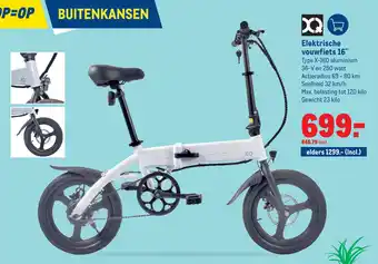 Makro Elektrische vouwfiets 16" aanbieding