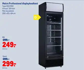 Makro Metro Professional displaykoelkast aanbieding