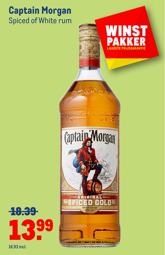 Makro Captain Morgan aanbieding