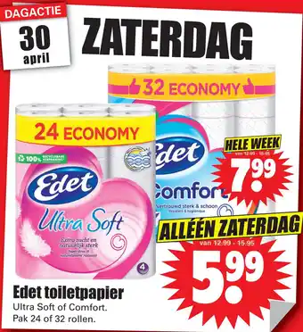 Dirk Edet toiletpapier aanbieding