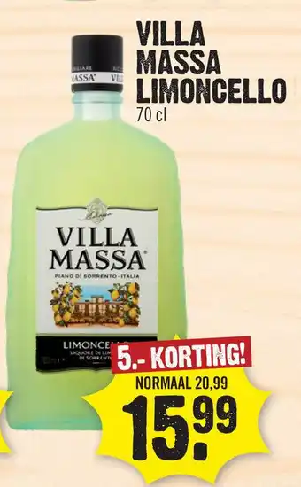 Dirk Villa Massa Limoncello aanbieding