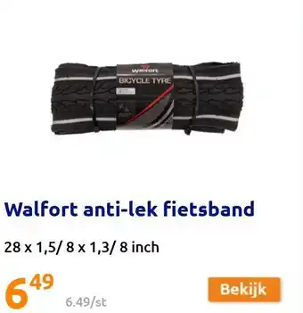 Action Walfort anti-lek fietsband aanbieding