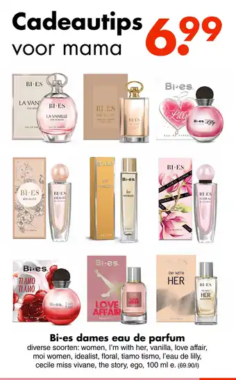 Wibra Bi-es dames eau de parfum aanbieding