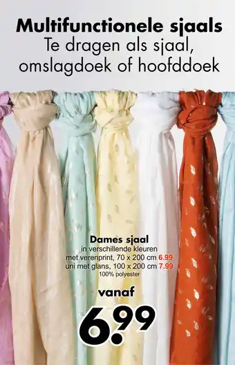 Wibra Dames sjaal aanbieding