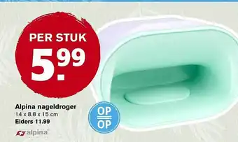 Hoogvliet Alpina Nageldroger aanbieding