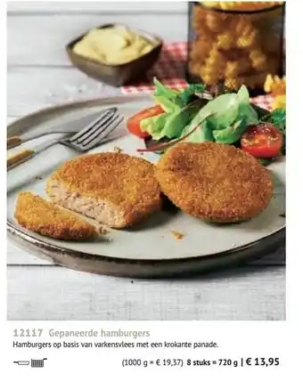 Bofrost Gepaneerde Hamburgers aanbieding