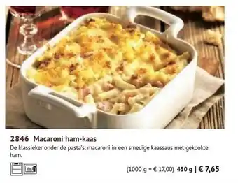 Bofrost Macaroni Ham-Kaas aanbieding