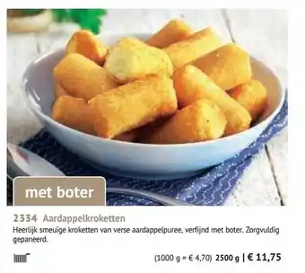 Bofrost Aardappelkroketten aanbieding