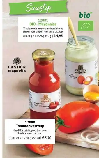 Bofrost Bio - Mayonaise Of Tomatenketchup aanbieding