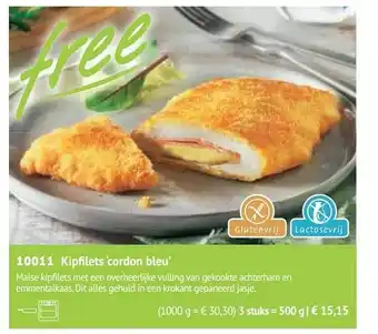 Bofrost Kipfilets 'Cordon Bleu' aanbieding