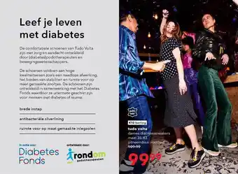 Scapino Tudo Volta Dames Diabetessneakers €10 Korting aanbieding