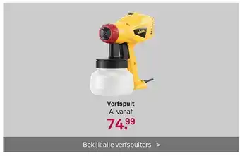 Karwei Verfspuit aanbieding