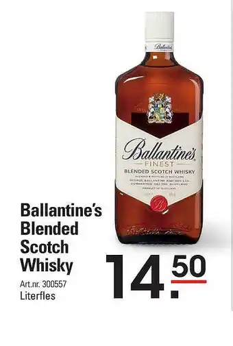 Sligro Ballantine's Blended Scotch Whisky aanbieding