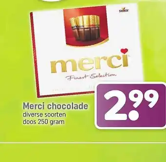 Lekker Makkelijk Merci Chocolade aanbieding