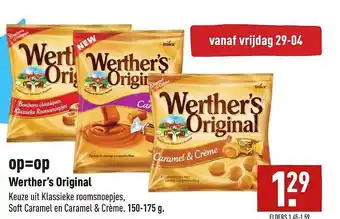 ALDI Werther's Original aanbieding